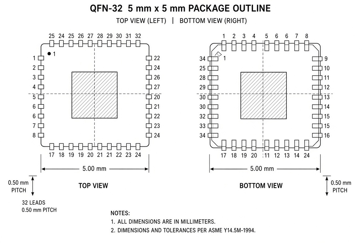 CV-PMIC-48A package outline